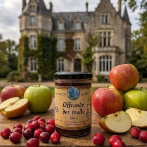 Offrande des trolls : trio airelles, pomme, gingembre